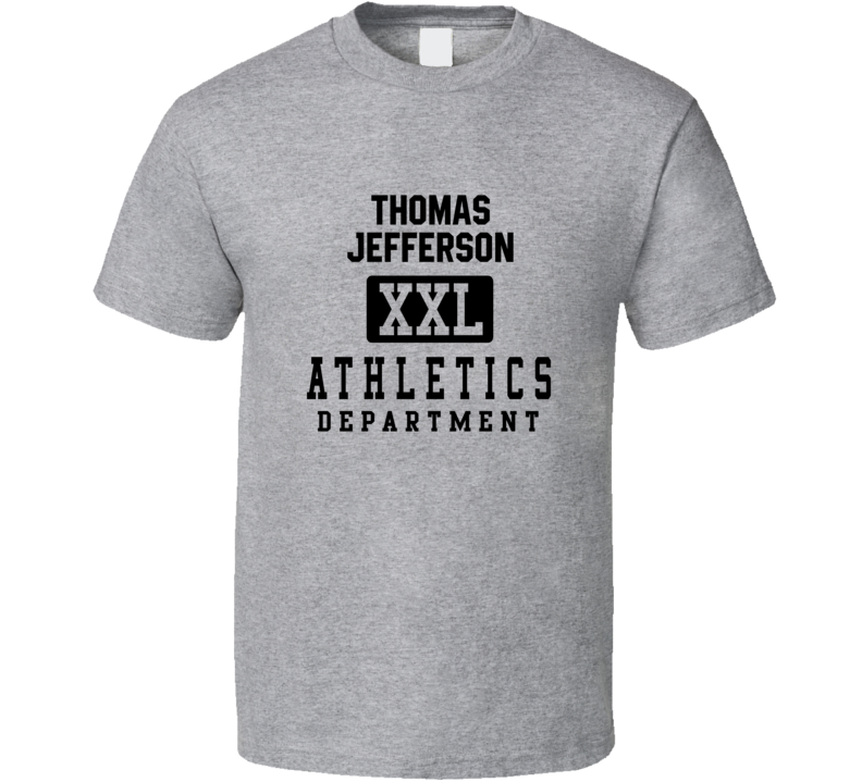 Thomas Jefferson Athletics Department Tee Sports Fan T Shirt
