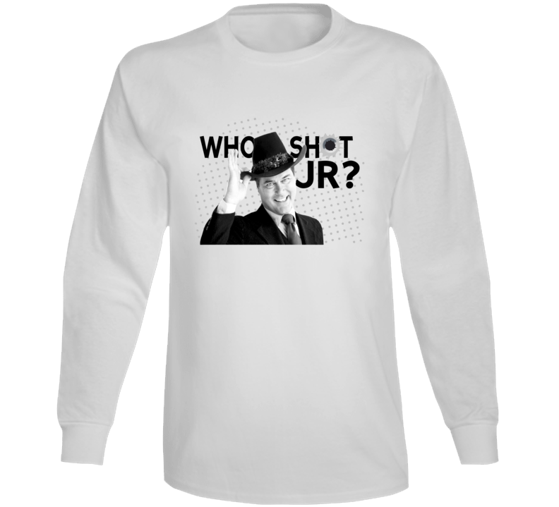 Who Shot Jr Dallas Soap Ewing Trending Tv Fan Long Sleeve T Shirt
