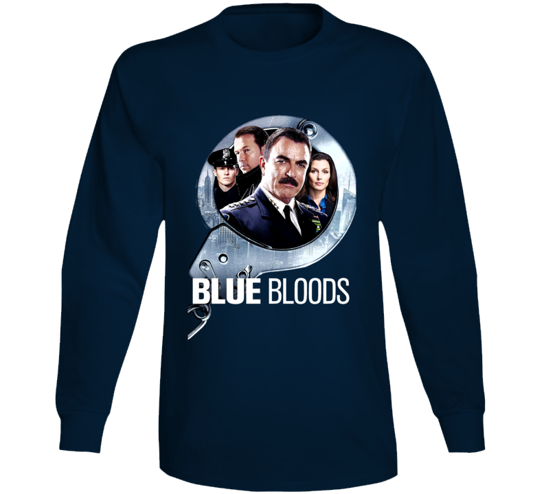 Blue Bloods Tom Selleck Donnie Walberg Cop Tv Fan Long Sleeve T Shirt