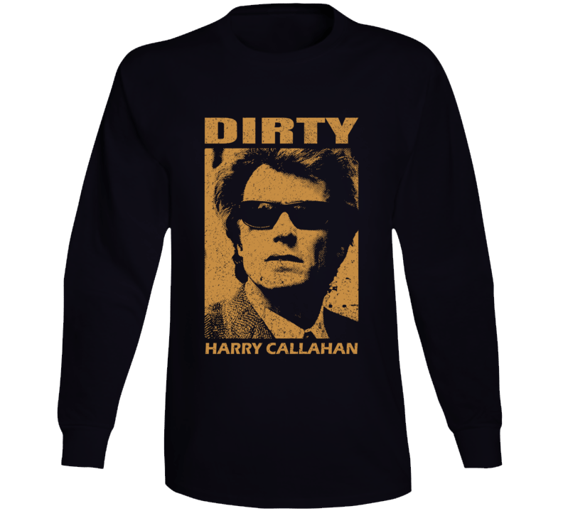 Dirty Harry Callahan Clint Eastwood 70s Movie Fan Long Sleeve T Shirt