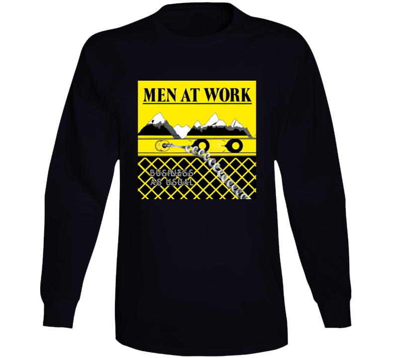 Men At Work Business As Usual Music Fan Long Sleeve T Shirt