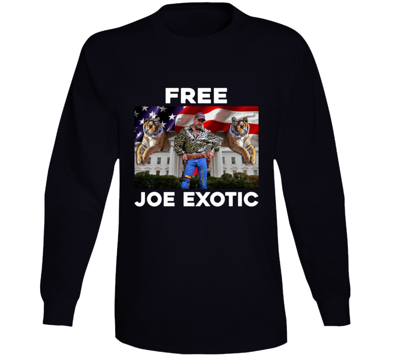Save Joe Exotic Tiger King Fan Long Sleeve T Shirt